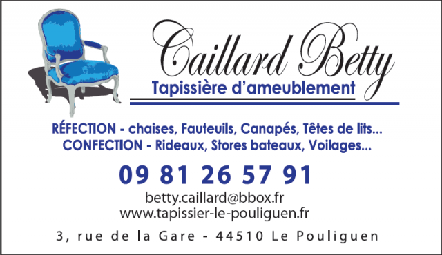 Tapissière Caillard Betty Le Pouliguen
