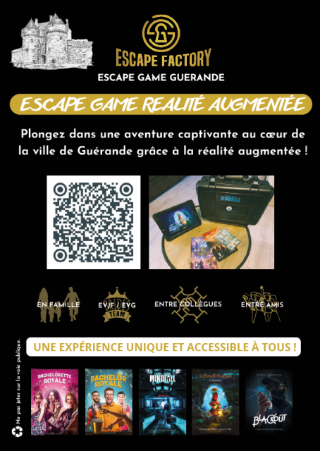 Escape Factory - Guérande - En réalité augmentée
