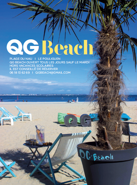 Restaurant le QG Beach plage du Nau au Pouliguen