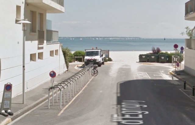 Stationnement vélos plage du Nau Le Pouliguen