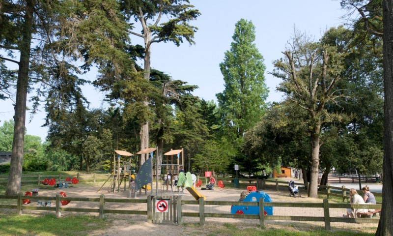 The playground of Le Pouliguen woods