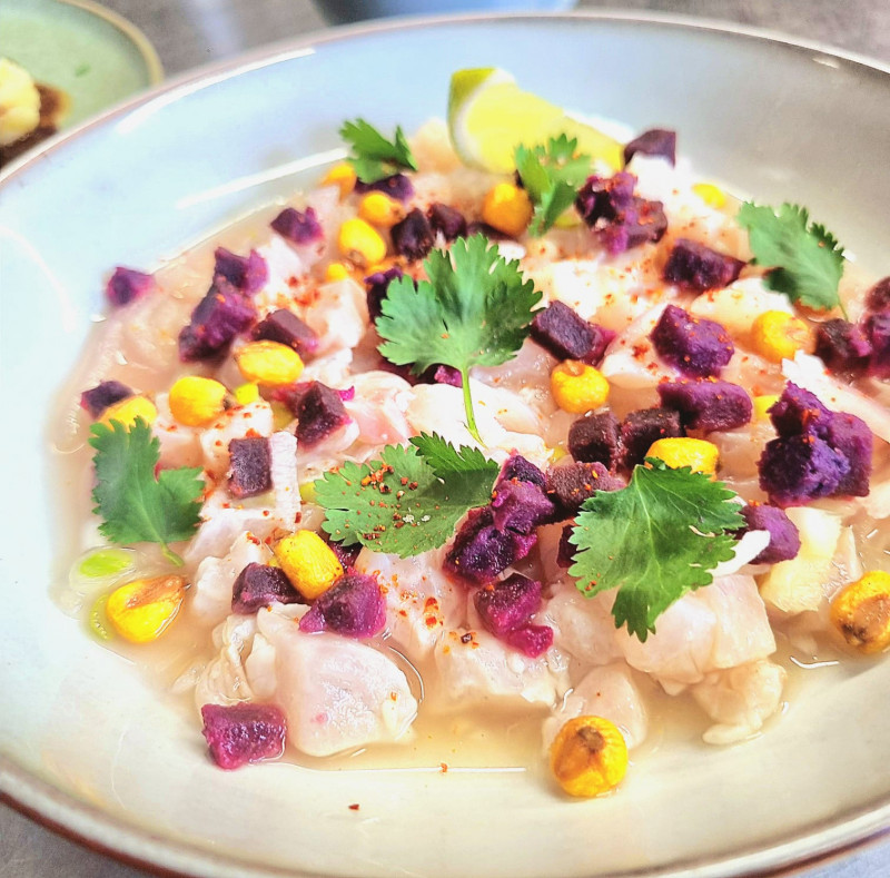 Aux Six Sens restaurant - Piriac-sur-Mer - assiette - © Aux Six Sens restaurant - Piriac-sur-Mer Aux Six Sens restaurant - Piriac-sur-Mer - assiette