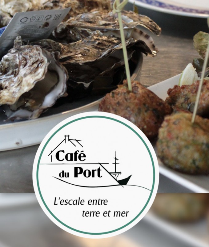 Café du Port à Kercabellec - Affiche - Mesquer-Quimiac