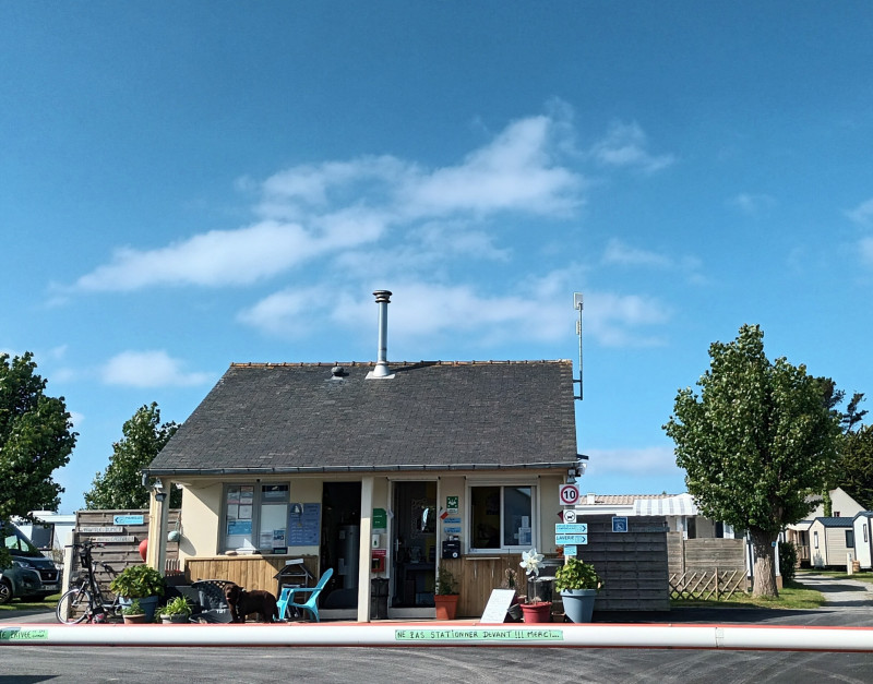 Camping Les Flots Bleus - Vue entrée - Piriac sur Mer - © Camping Les Flots Bleus Camping Les Flots Bleus - Vue entrée - Piriac sur Mer