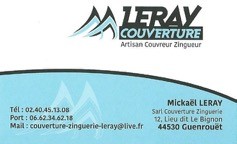 carte de visite Leray couverture