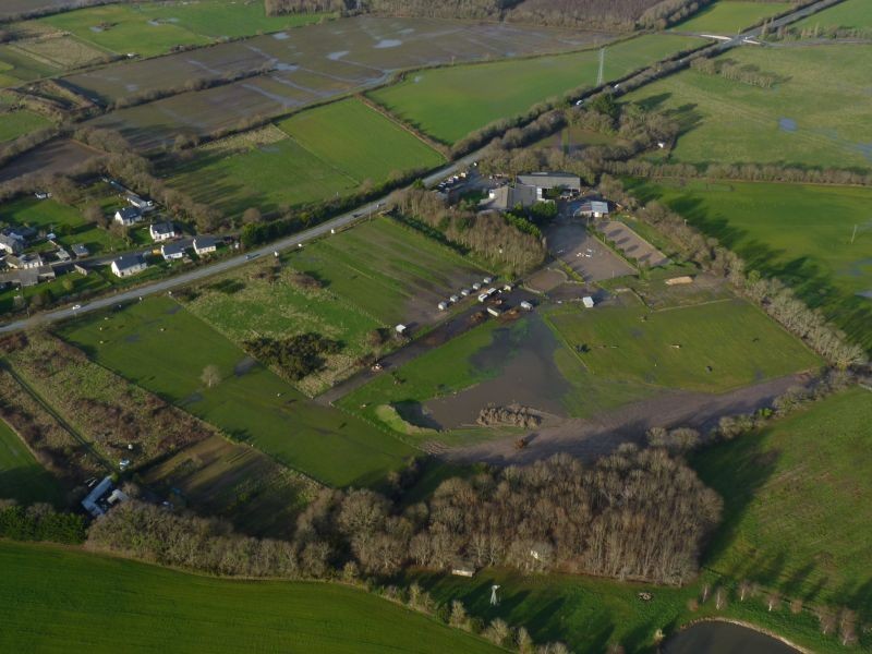 Centre équestre Les Ecuries de Kerdando à Guérande - Vue aérienne