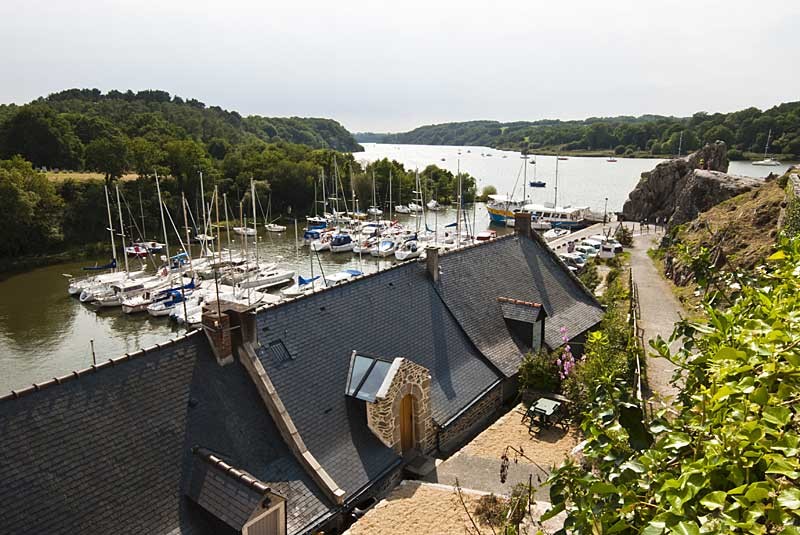 Circuit les bords de Vilaine: La Roche-Bernard, vue du port