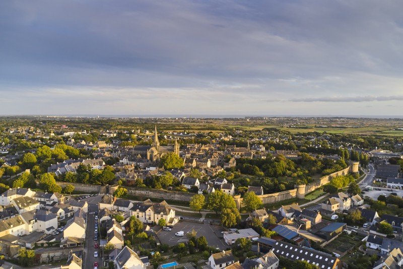 Guérande vue du ciel 2020