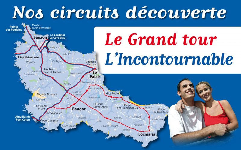 Les Cars Bleus - Excursions en cars - Le Palais - Belle Ile en Mer