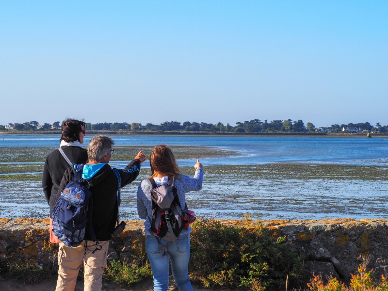 Les marais salants avec un Greeter