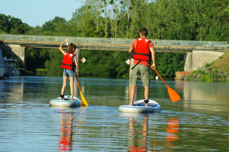 Location de paddle base nautique de Saint-Clair à Guenrouët