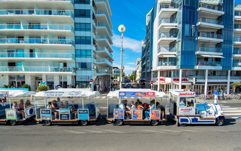 Petit train touristique - arrêt de Gaulle - la Baule