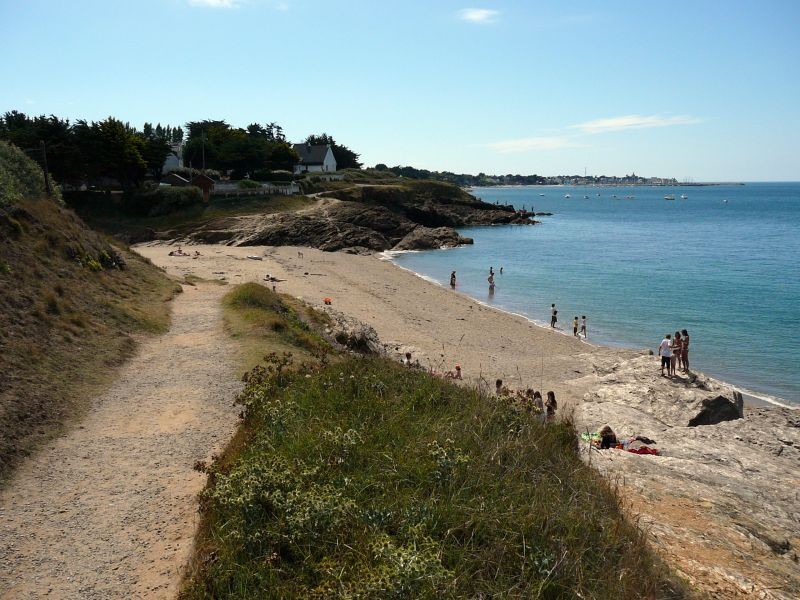 Plage de Pors-Er-Ster à Piriac-sur-Mer, sentier des douaniers