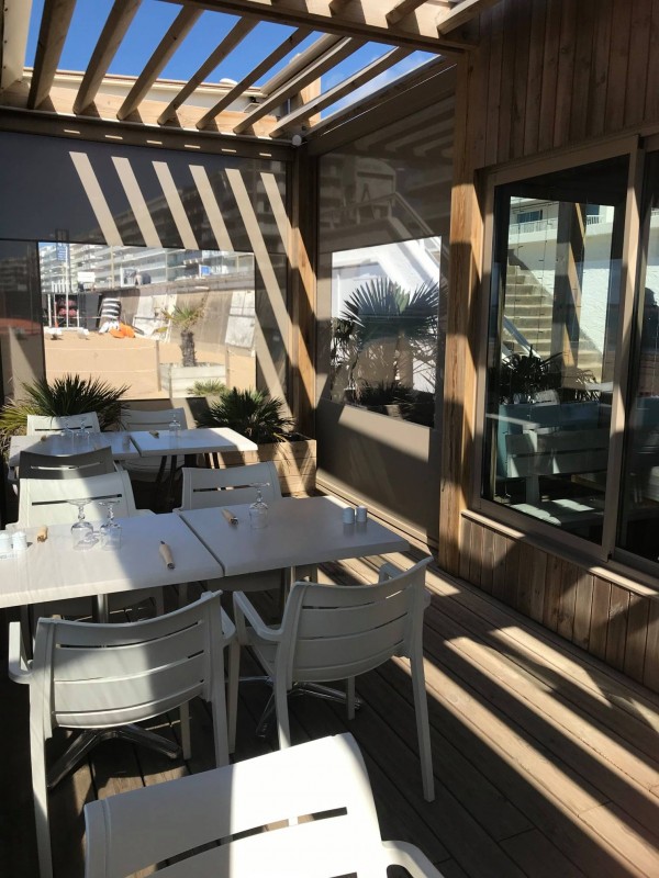 Restaurant Atlantic Beach La Baule - terrasse sur la plage