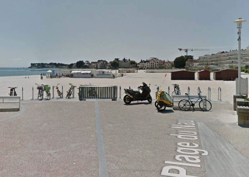 Stationnement vélos promenade de la plage Le Pouliguen