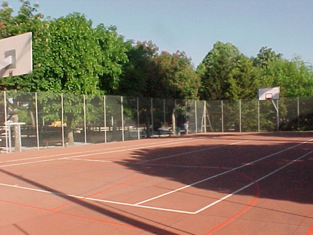 Terrain de basket au bois du Pouliguen