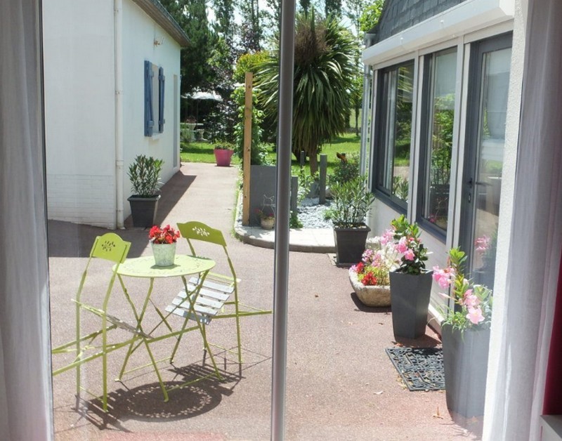 terrasse ker rio chambre amaryllis Herbignac Bretagne Plein Sud Brière