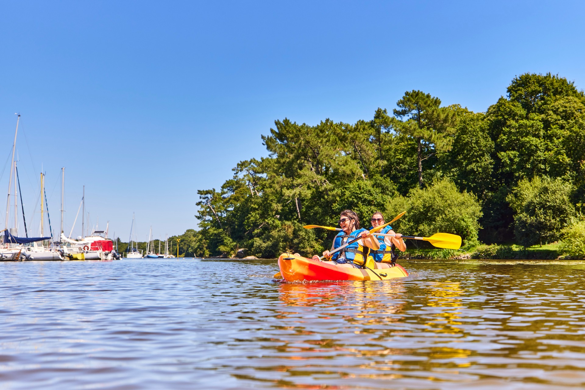 Canoë-kayak - barrage d'Arzal - © Alexandre Lamoureux