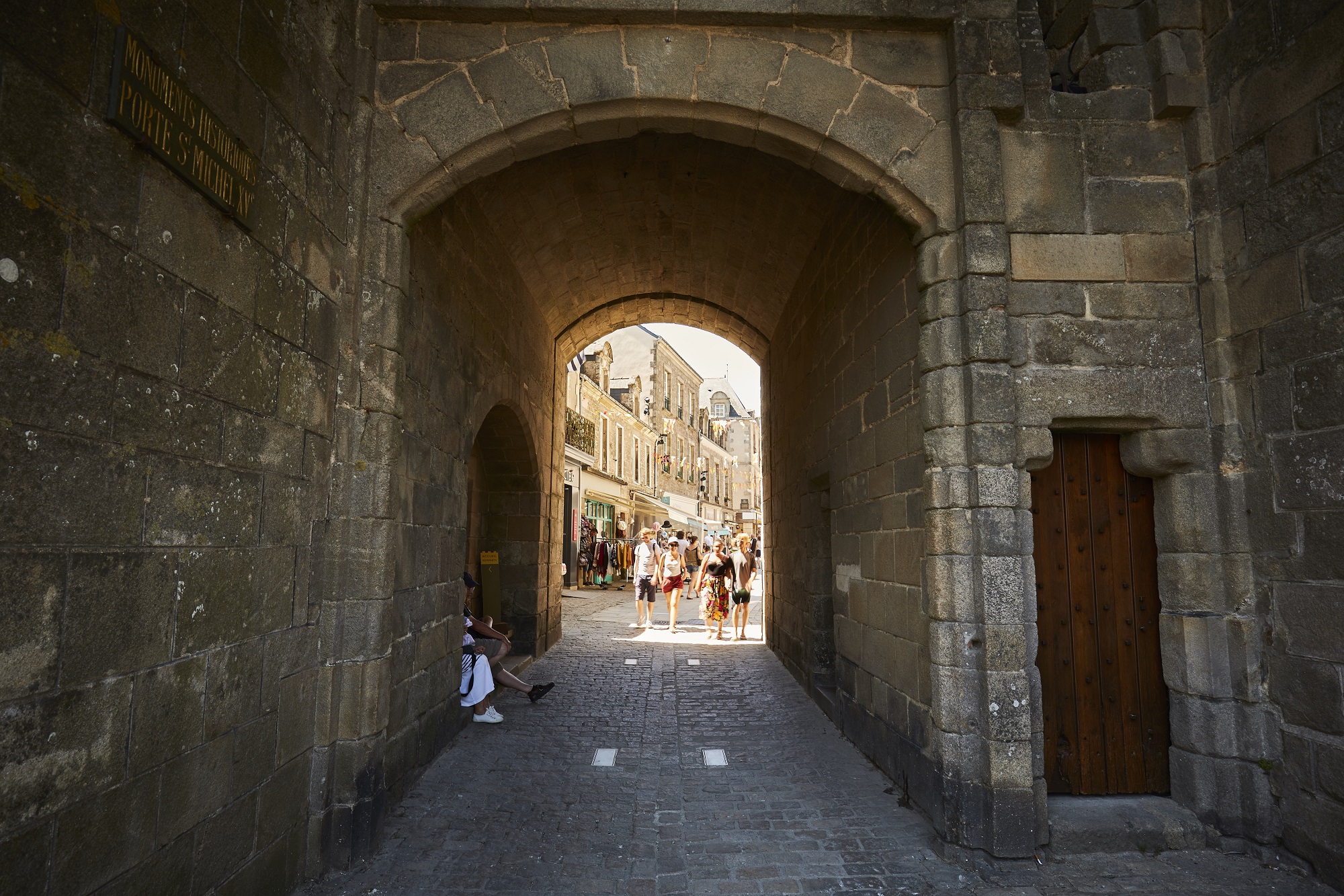 Guérande sous la Porte Saint-Michel - © Alexandre Lamoureux