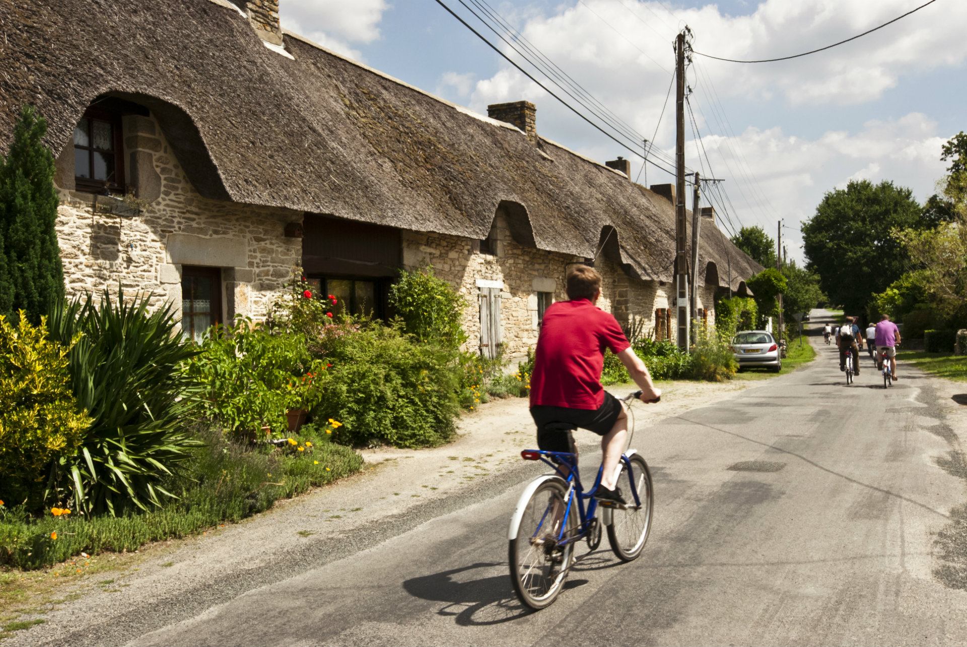 Kerbourg à vélo - © G. Voivenel