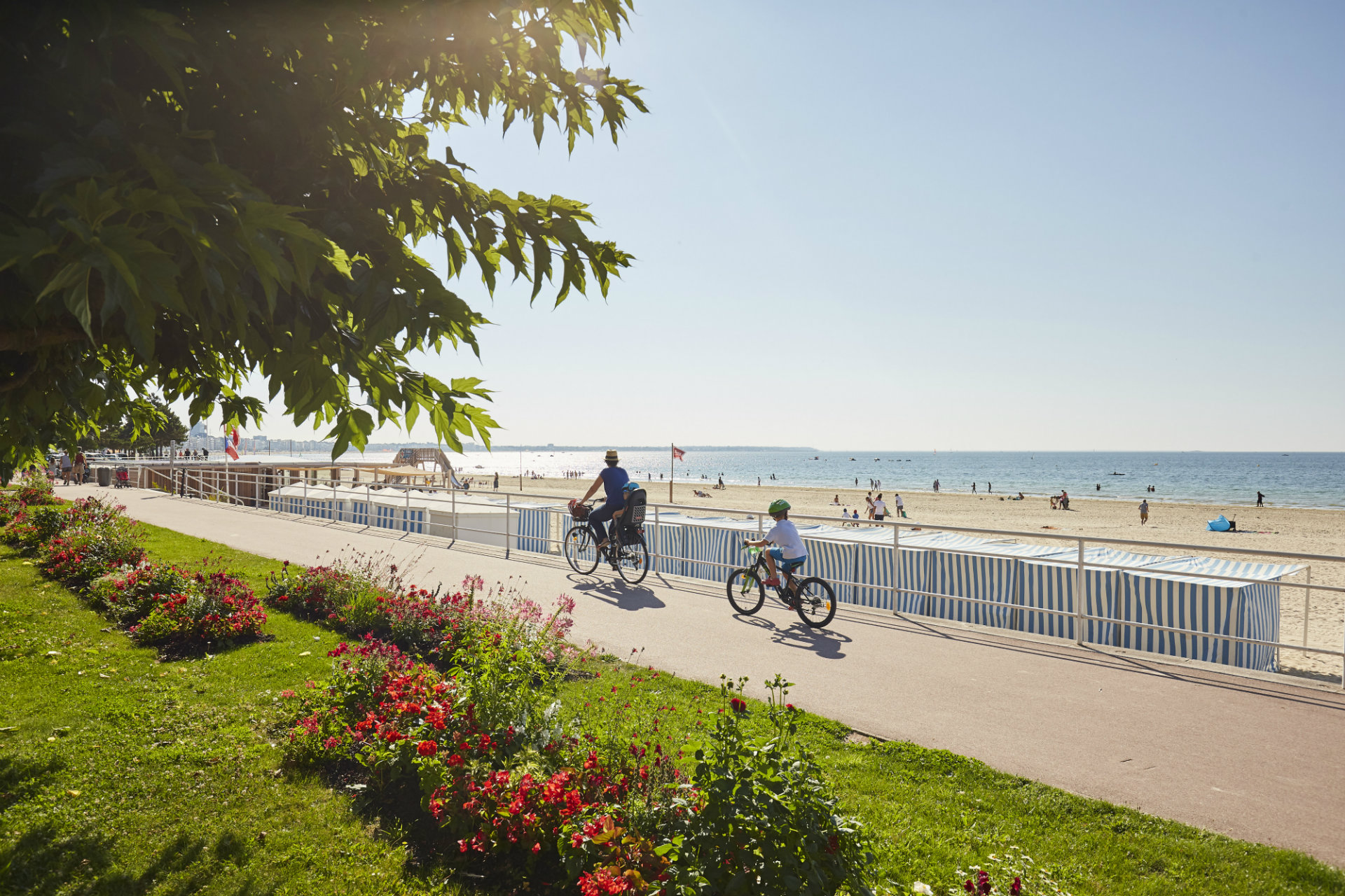 Famille à vélo à La Baule - Alexandre Lamoureux - © Alexandre Lamoureux