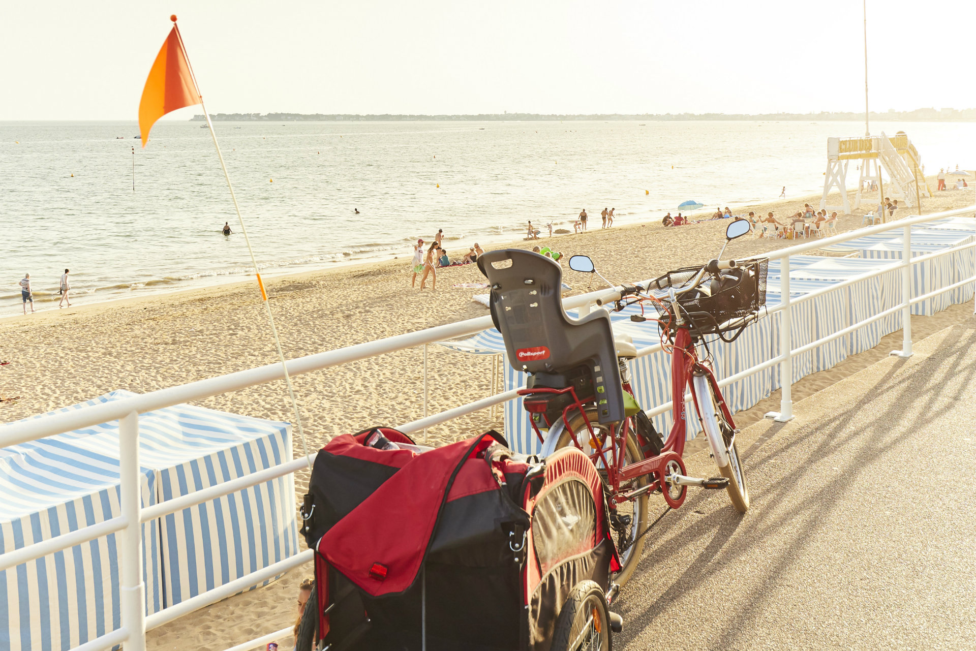 Le front de mer de La Baule à vélo - © A. Lamoureux