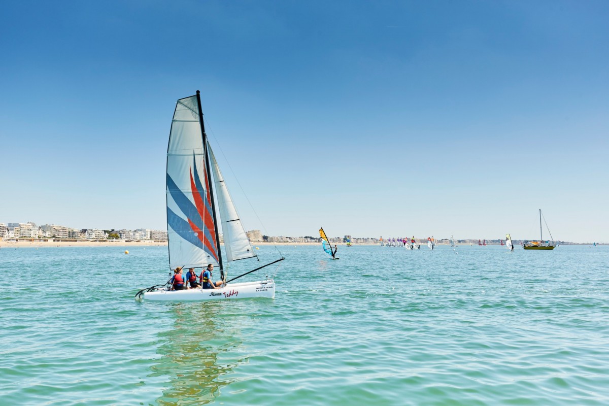 Die Bucht La Baules - Segelsport