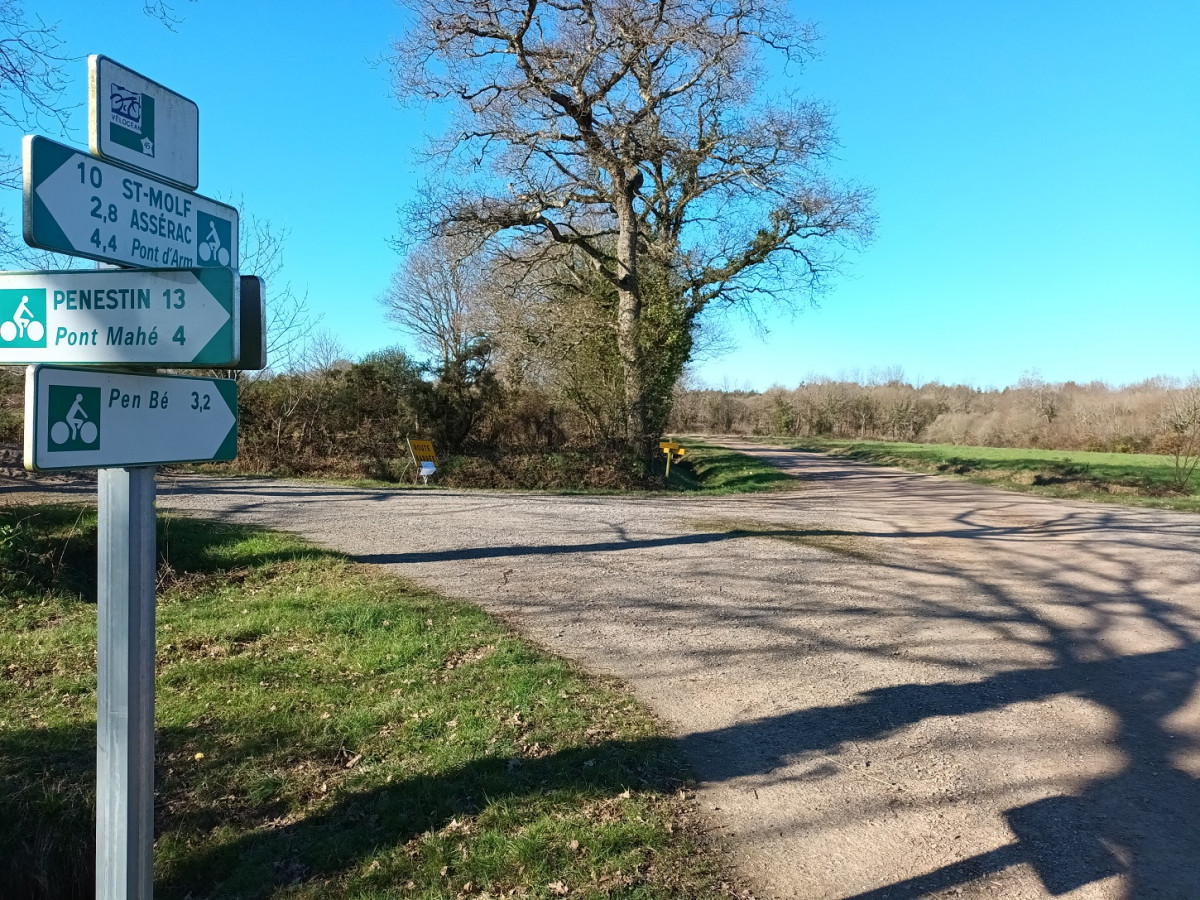 Balisage vélo en Presqu'île de Guérande