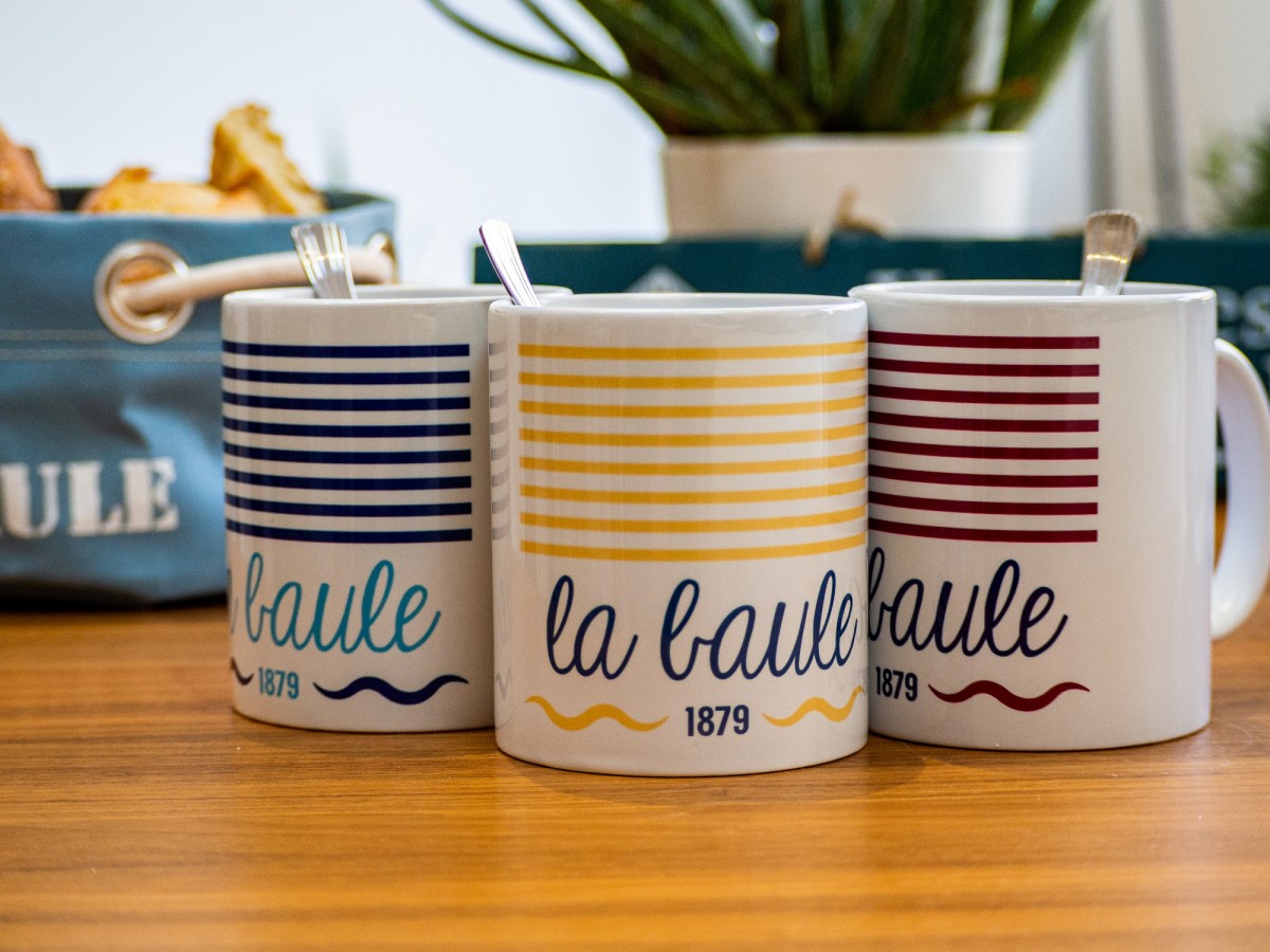 Boutique en ligne - Collection mug Mariniere La Baule - Office de tourisme La Baule Presqu'île de Guérande