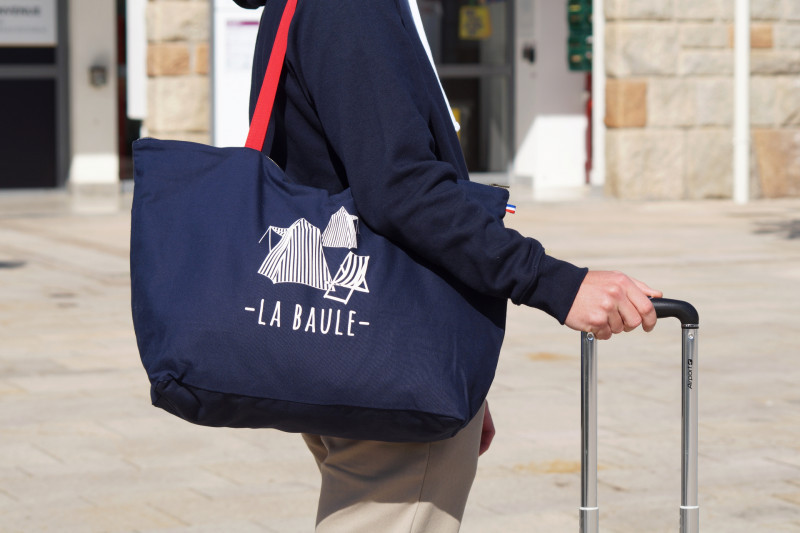 Boutique en ligne - Sac week-end bleu La Baule - Office de tourisme La Baule Presqu'île de Guérande