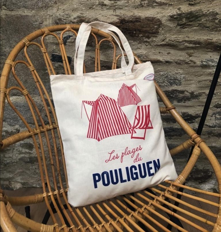 Boutique en ligne - Tote bag les plages du Pouliguen - Office de tourisme La Baule-Presqu'île de Guérande