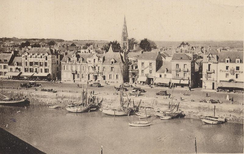 Carte postale ancienne - Vue générale du Pouliguen