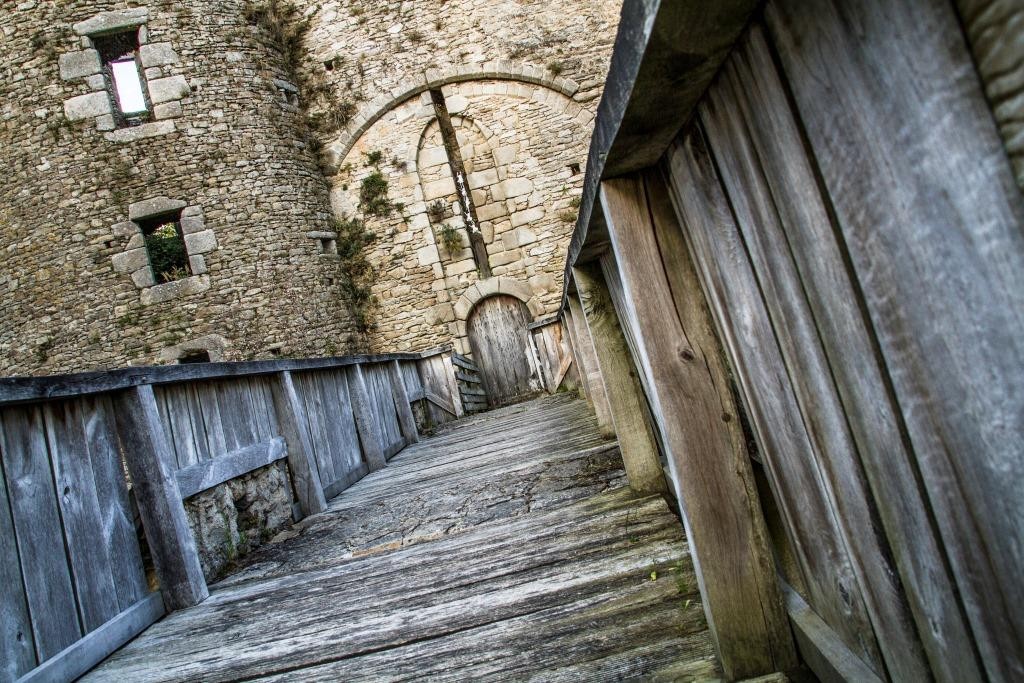 Pont levis - Château de Ranrouët d'Herbignac 