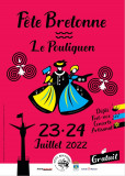 Affiche de la Fête Bretonne du Pouliguen le 23 et 24 juillet 2022