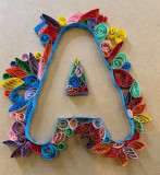 Atelier - Lettre en quilling - Guérande