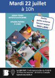 Atelier sensori-papier 22 juillet Plan B - La Turballe