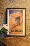 Boutique en ligne - Affiche ancienne - La Baule tente de plage - Office de tourisme La Baule Presqu'île de Guérande