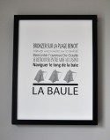 Boutique en ligne - Affiche phrases La Baule - Office de tourisme La Baule Presqu'île de Guérande