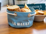 Hessian basket La Baule