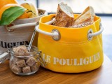 Boutique en ligne - corbeille Le Pouliguen jaune - Office de Tourisme La Baule Presqu'île de Guérande