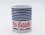 Boutique en ligne - Mug Mariniere - La Baule - bleu et rouge - Office de tourisme La Baule Presqu'île de Guérande