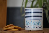 Boutique en ligne - Mug Mariniere - La Baule - bleu et turquoise - Office de tourisme La Baule Presqu'ile de Guérande 