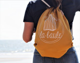 Boutique en ligne - sac à dos cabine La Baule jaune - Office de Tourisme La Baule Presqu'île de Guérande