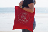 Boutique en ligne - Tote bag cabine rouge - Office de tourisme la Baule Presqu'île de Guérande