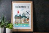 Boutique en linge - Affiche Quatre Vingt Trois - Guérande - Office de tourisme La Baule Presqu'île de Guérande