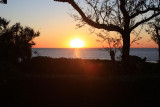 Coucher de soleil depuis jardin - Location de vacances M. Dugast  - Piriac sur Mer