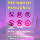 Festival La Nocturne - Objets interdits