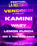 Festival La Nocturne - Saint-Lyphard - Programmation - Kamini - Wazy - Lemon Punch