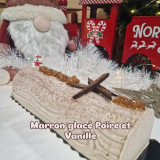 Le Pôle Nord - Piriac-sur-Mer - bûche poire vanille - © Le Pôle Nord - Piriac-sur-Mer Le Pôle Nord - Piriac-sur-Mer - bûche poire vanille