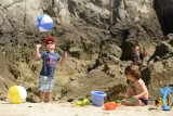 Enfants sur la plage